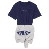 MARC JACOBS THE CANAL ST SWEATSHIRT TEE DRESS 2F6RDR042C05411